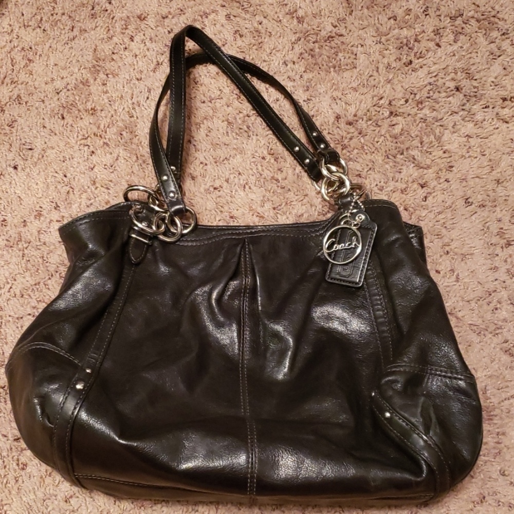 Black Coach shoulder bag